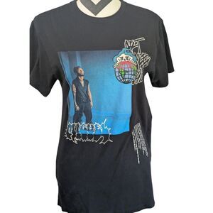 Official Miguel R&B Singer Graphic T-shirt S Black Concert Tour Merch